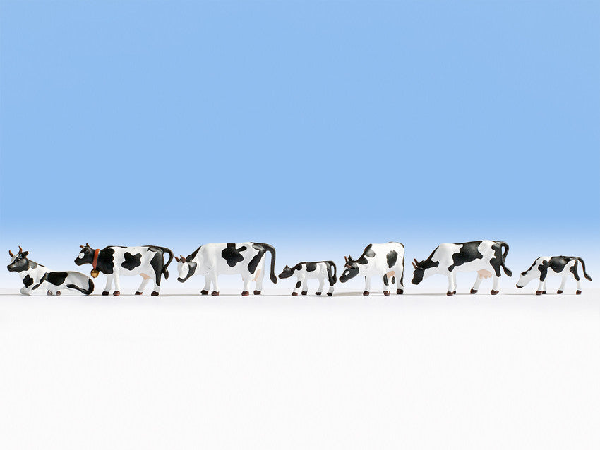 Noch 36721 N Cows Black/White (Set of 9)