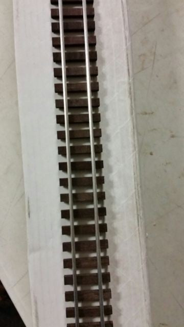 Gargraves 401SW S Straight Sections Rigid 37" Wood Ties w/ Tinplated Rails