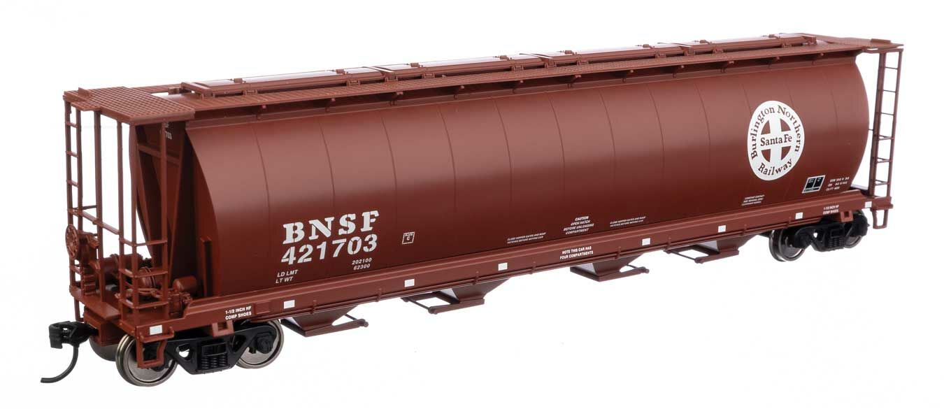 Walthers 910-7872 HO BNSF 59' Cylindrical Hopper Ready to Run #421703