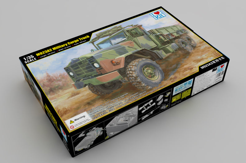 I Love63514 1:35 M923A2Cargo Truck Military Vehicle Model Kit – Trainz