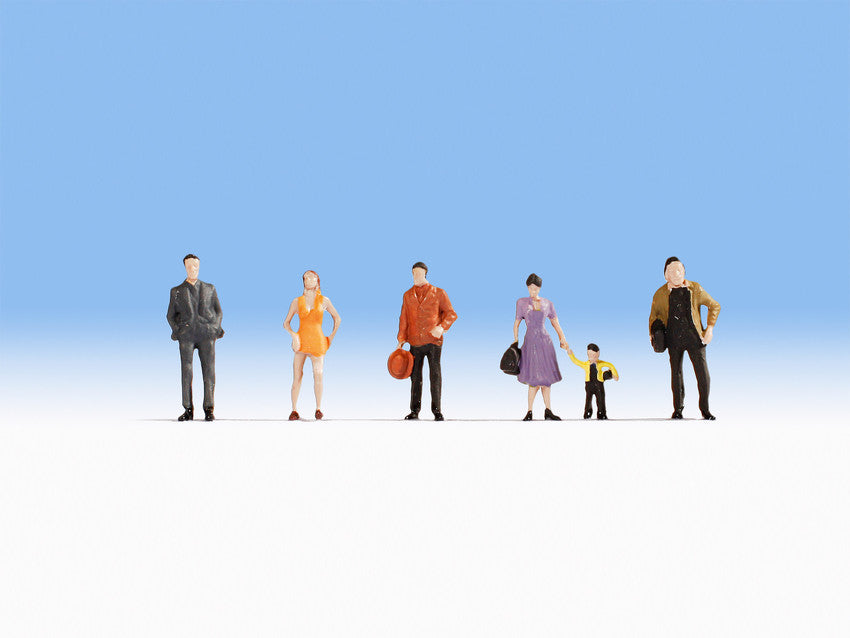 Noch 18101 HO Pedestrians Figures (Set of 6)