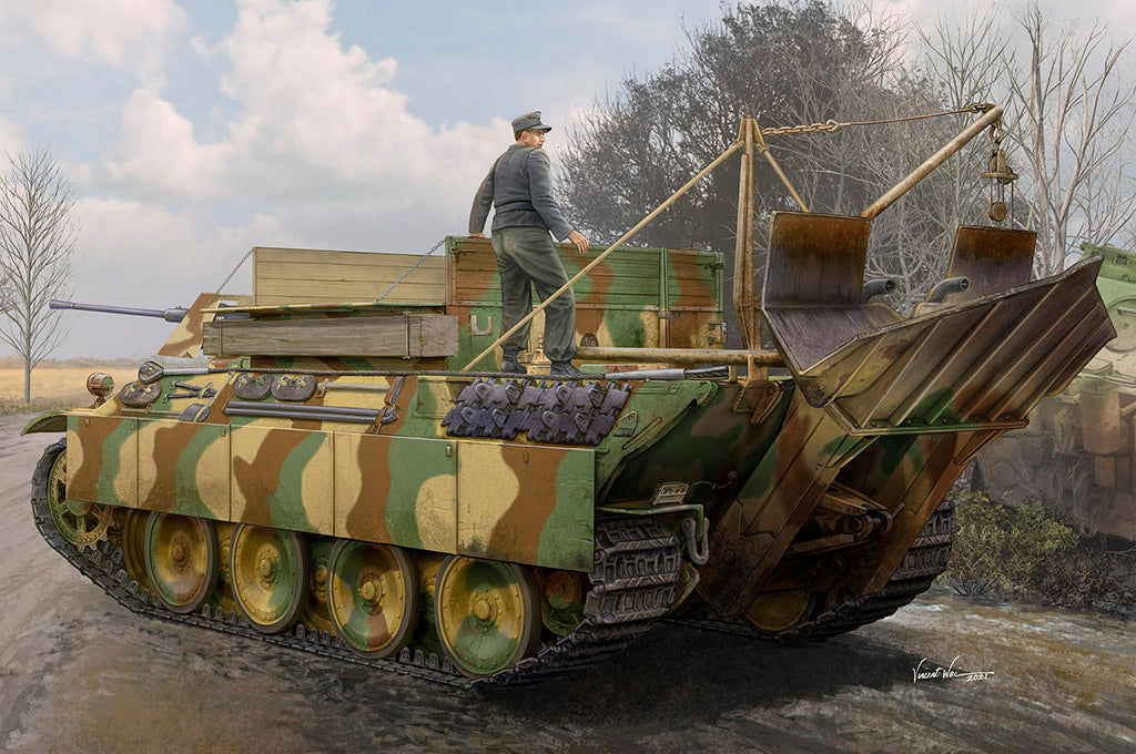 Hobby Boss s 84553 1:35 Sd.Kfz.179 Ausf.G Bergepanther Military Tank Model Kit
