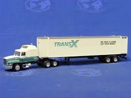 Herpa 6125 HO TRANS X Mack Truck & Trailer W/ Sleeper