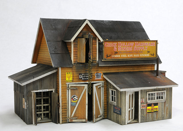 Banta Model Works 6127 O Crick Hollow Hardware & Miners Supply Building Kit