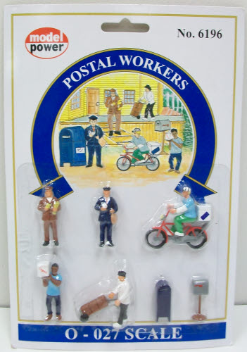 Model Power 6196 O/O27 Scale Postal Workers (Set of 6)
