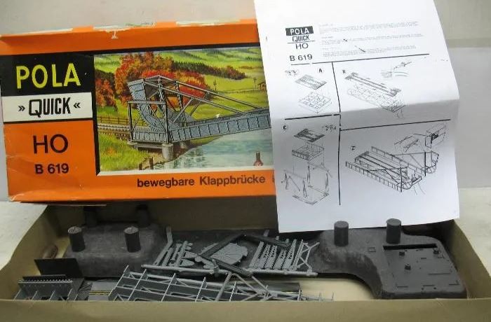 Pola B619 HO Scale New Mobile Bridge Plastic Building Kit