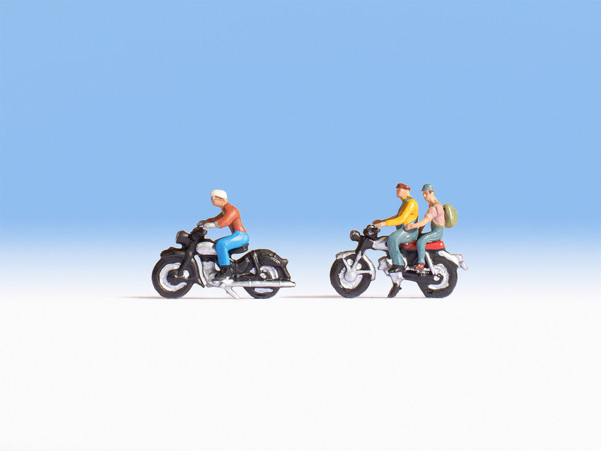 Noch 15904 HO Motorcyclists #1 Figures (Set of 3)