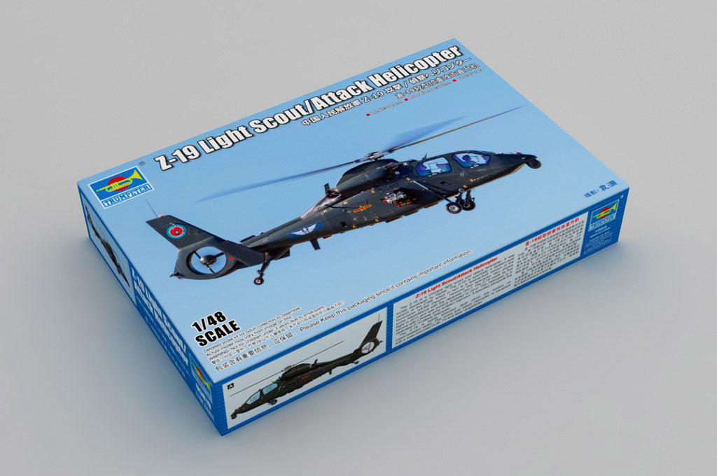 Trumpeter 05819 1:48 Z-19 Light Scout/Attack Military Aircraft Helicopter Kit