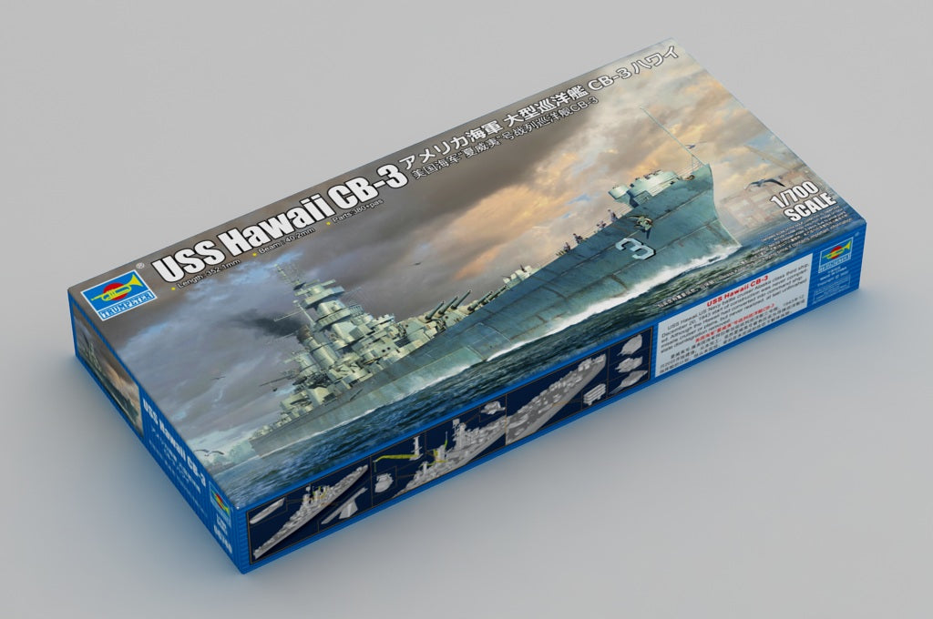 Trumpeter 06740 1:700 USS Hawaii CB-3 Warship Plastic Model Kit