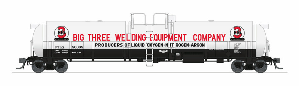 Broadway Limited 6314 HO Big 3 Welding Equipment Cryogenic Tank Car (Pack of 2)