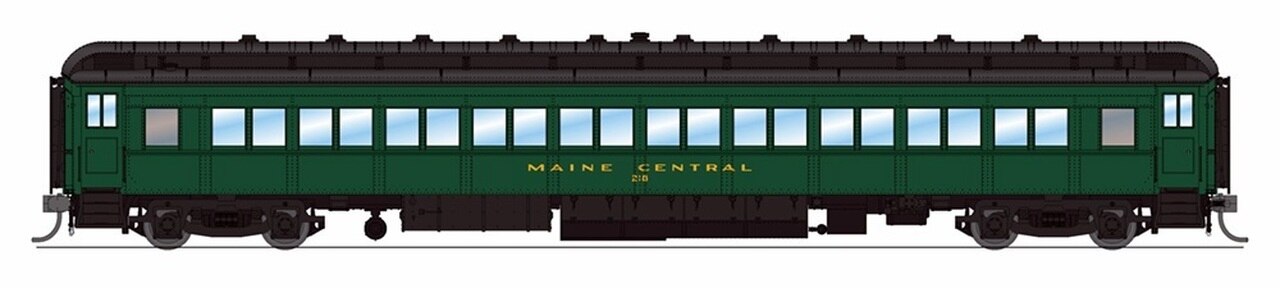 Broadway Limited 6447 HO Maine Central 80' Passenger Coach #213