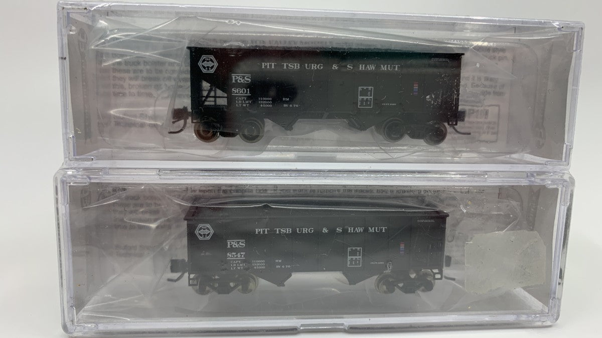 Bluford Shops 65062 N PSR 8-Panel 2-Bay Open Hopper with Load (Set of 2)