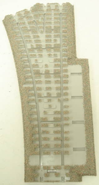 Atlas 66072 O 3-Rail O-72 Left Hand Switch Roadbed