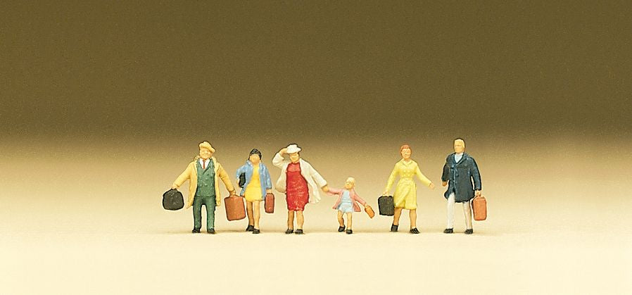 Preiser 79025 N Family Krause Going On Journey Figures (Set of 6)