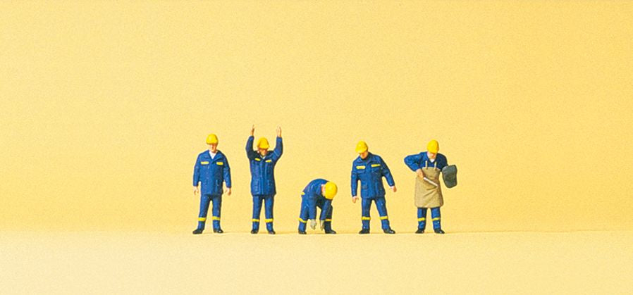 Preiser 79181 N THW Federal Technical Emergency Workers Figures (Set of 5)