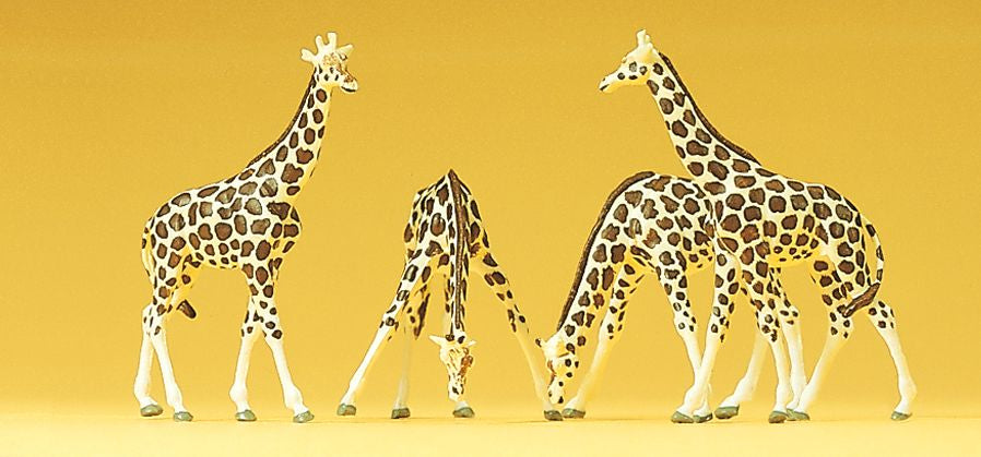 Preiser 79715 N Animals - Giraffes Figures (Set of 4)