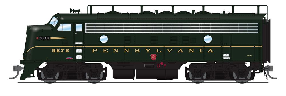 Broadway Limited 6690 HO PRR EMD F7A Diesel Locomotive Sound/DCC #9658A