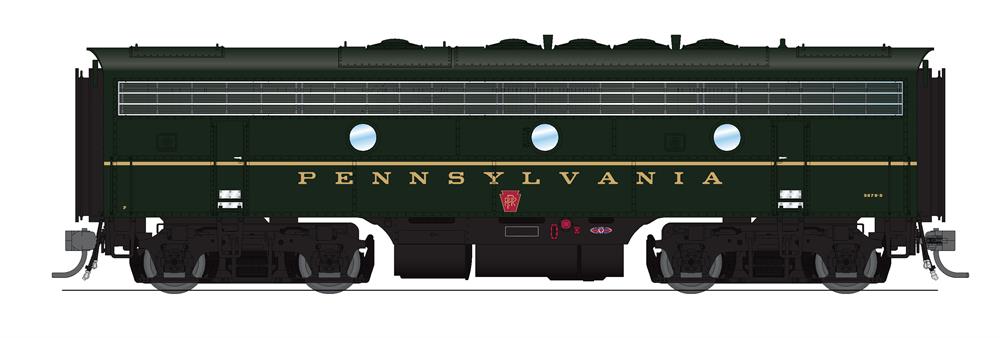 Broadway Limited 6691 HO PRR EMD F7B Diesel Locomotive Sound/DCC #9658B