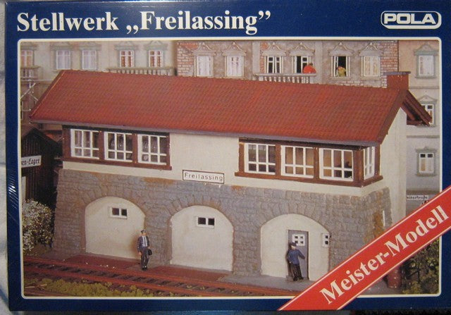 Pola 672 HO Stellwerk "Freilassing" Signal Box Building Kit