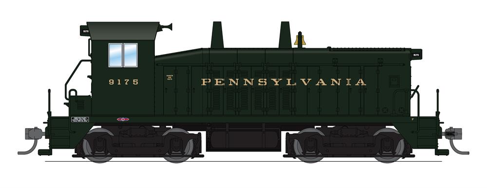 Broadway Limited 6731 HO PRR EMD NW2 Diesel Locomotive with Sound/DC/DCC #9175