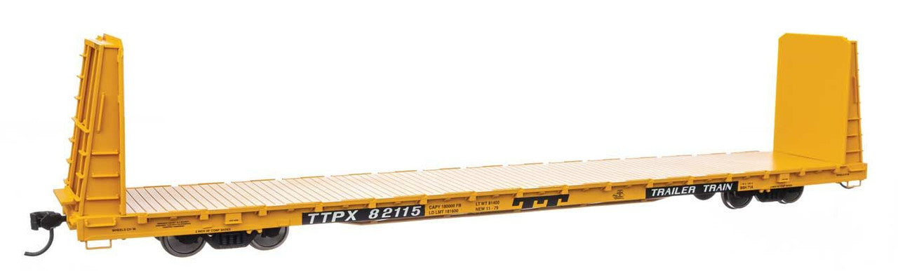Walthers 910-50615 HO TTPX 68' Bulkhead Flatcar #82088 - RTR