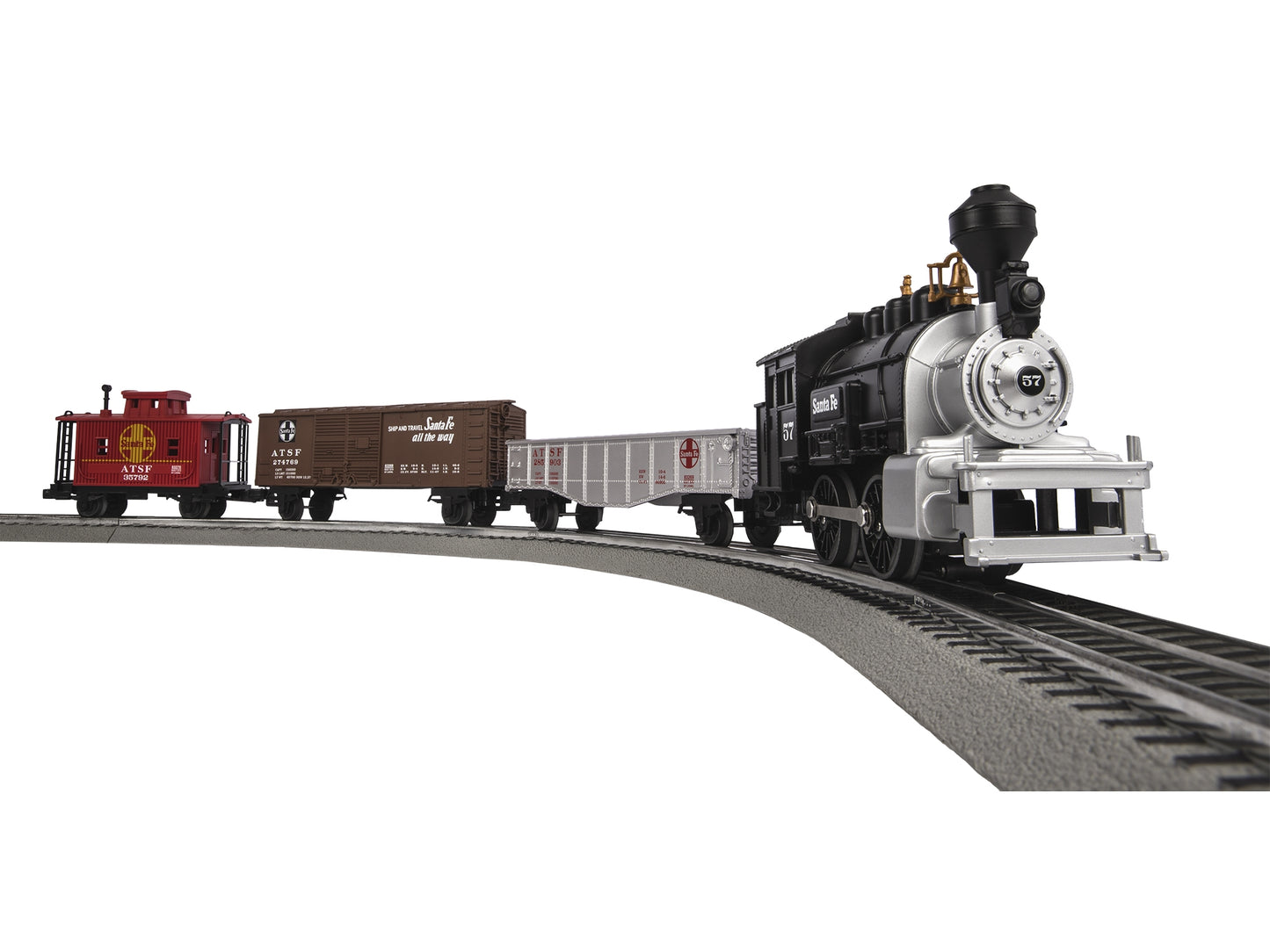 Lionel 6-83266 Santa Fe Lionel Junction LionChief O Gauge Steam Train Set