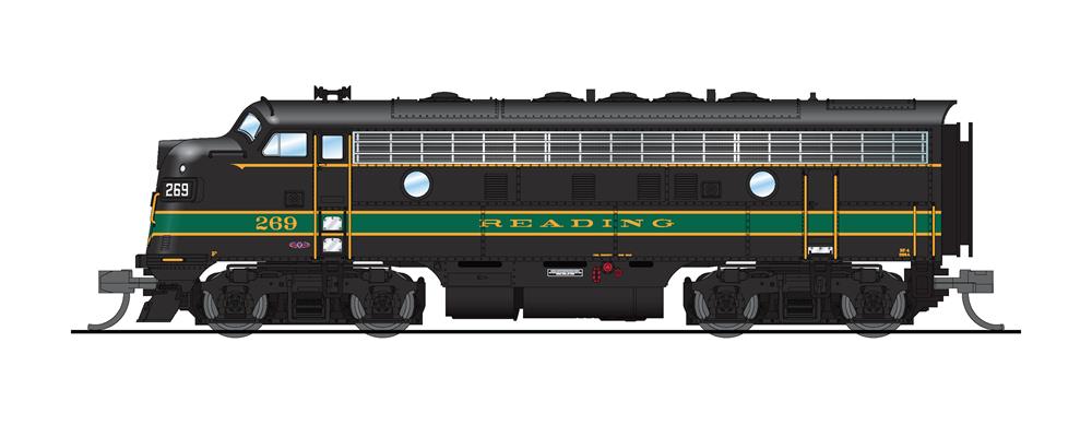 Broadway Limited 6866 N RDG EMD F7 A/B Diesel Locomotive Sound/DC/DCC #269A/269B