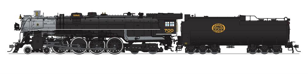 Broadway Limited 6965 HO SP&S E-1 4-8-4 Steam Locomotive Sound/DC