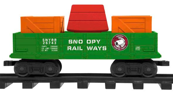 Lionel 7-11527 G Snoopy Railroad Gondola