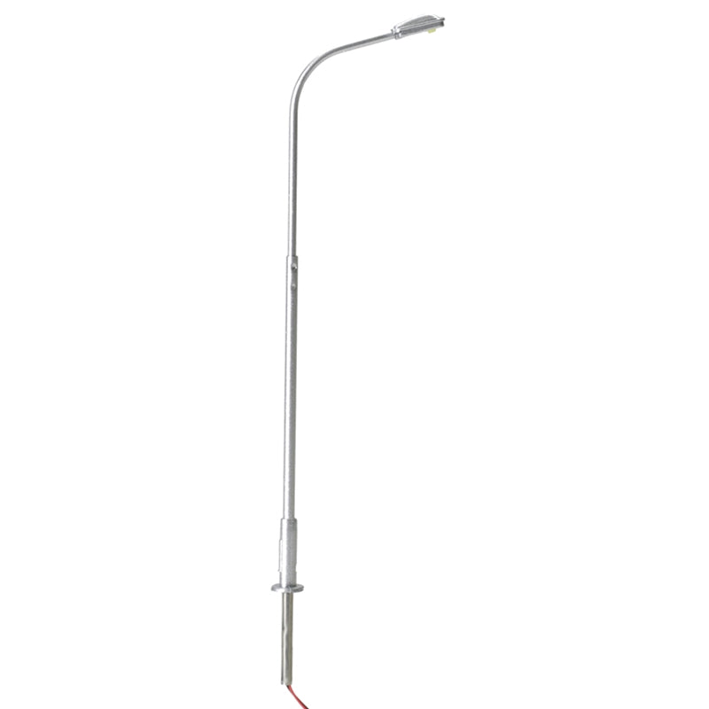 Atlas 70000165 HO Silver Warm LED Single Arm Streetlight (Pack of 3)