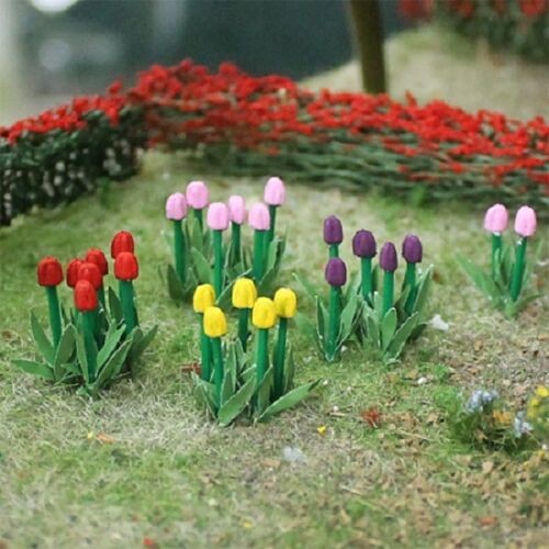 MP Scenery Products 70010 O Scale Tilips, 44 Pack (1" Height)