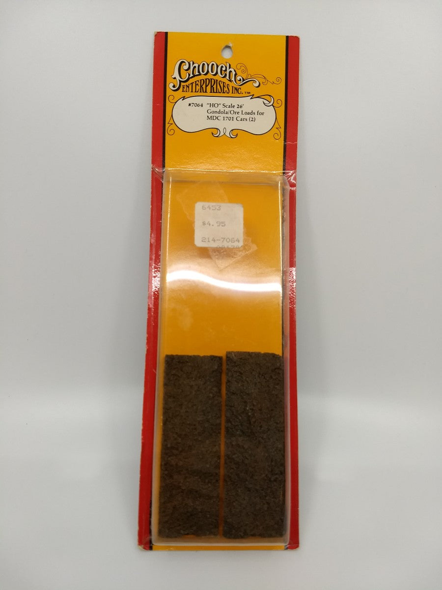 Chooch 7064 HO 26' Gondola/Ore Loads for MDC 1701 Cars (Pack of 2)
