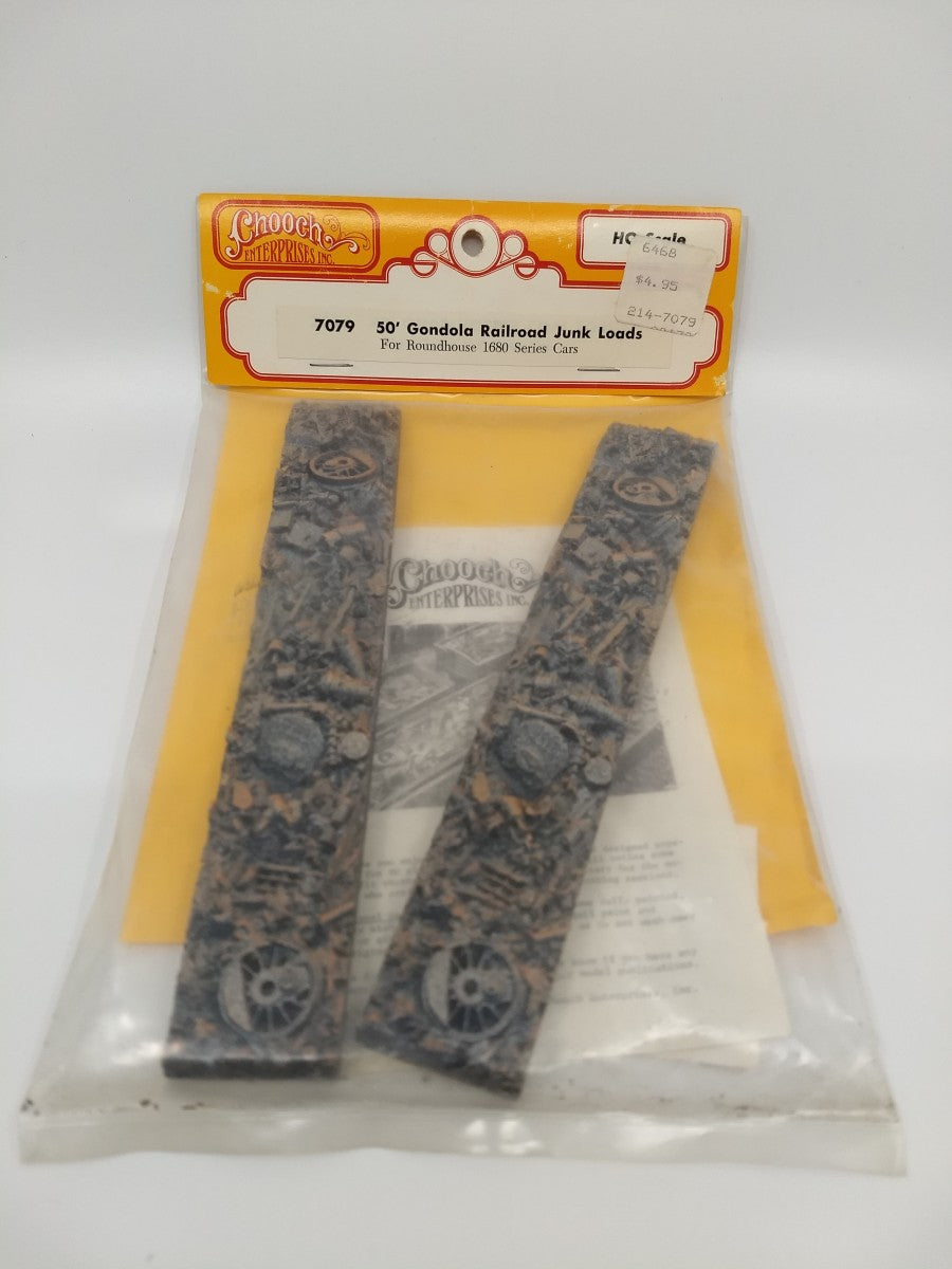Chooch 7079 HO 50' Gondola Railroad Junk Loads For Roundhouse 1680 Series Cars