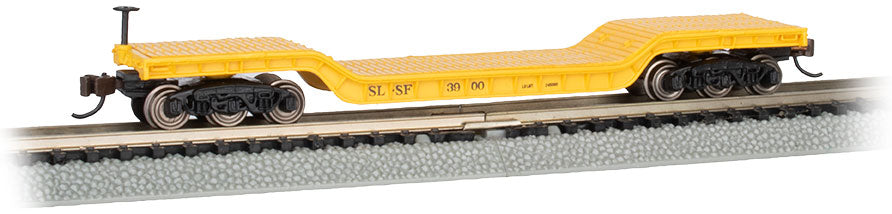 Bachmann 71389 N Frisco 52' Center-Depressed Flat Car with No Load #3900