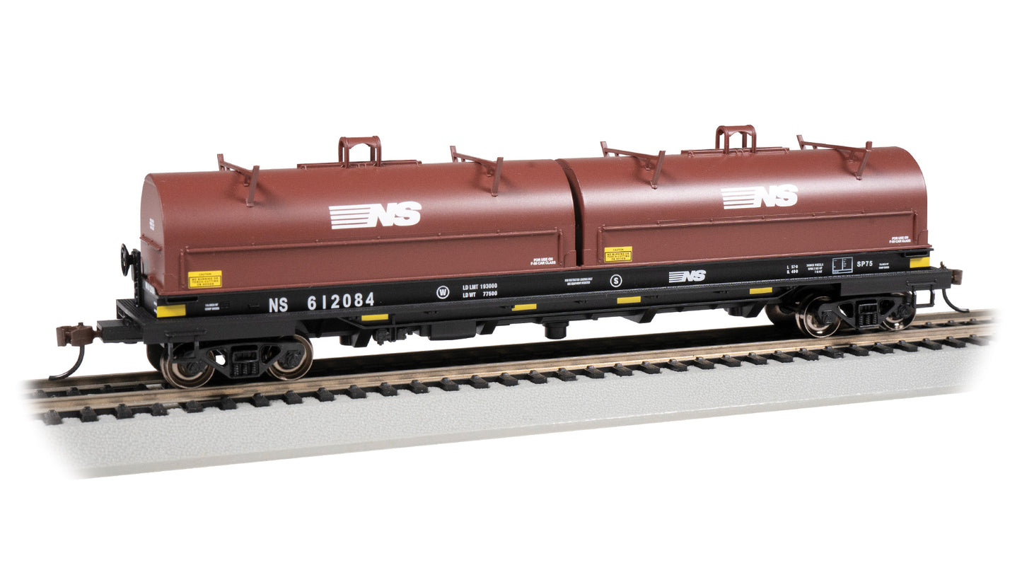 Bachmann 71403 HO Norfolk Southern 55' Steel Coil Car with Load #612084