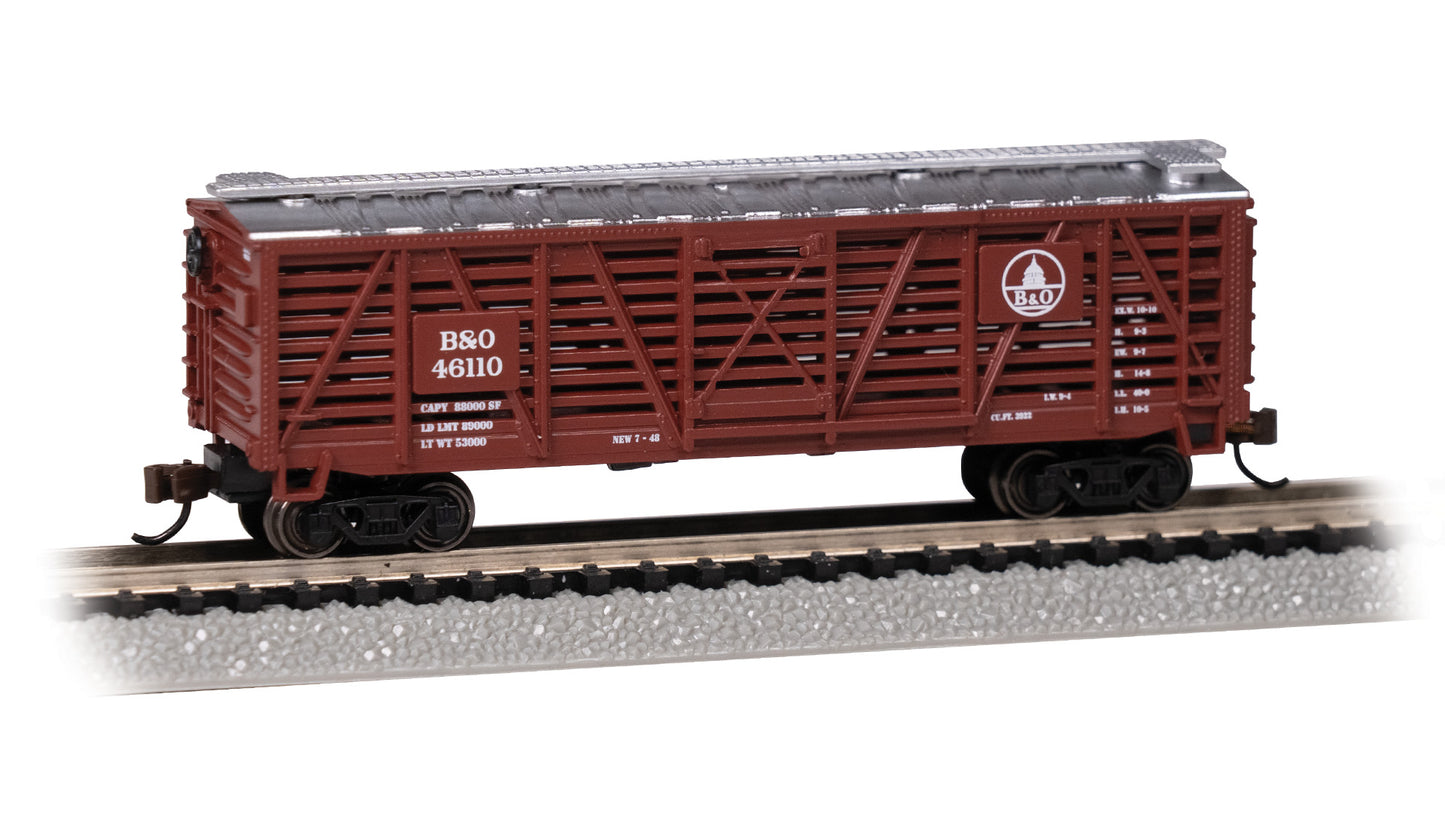 Bachmann 71563 N Baltimore & Ohio 40' Stock Car #46110