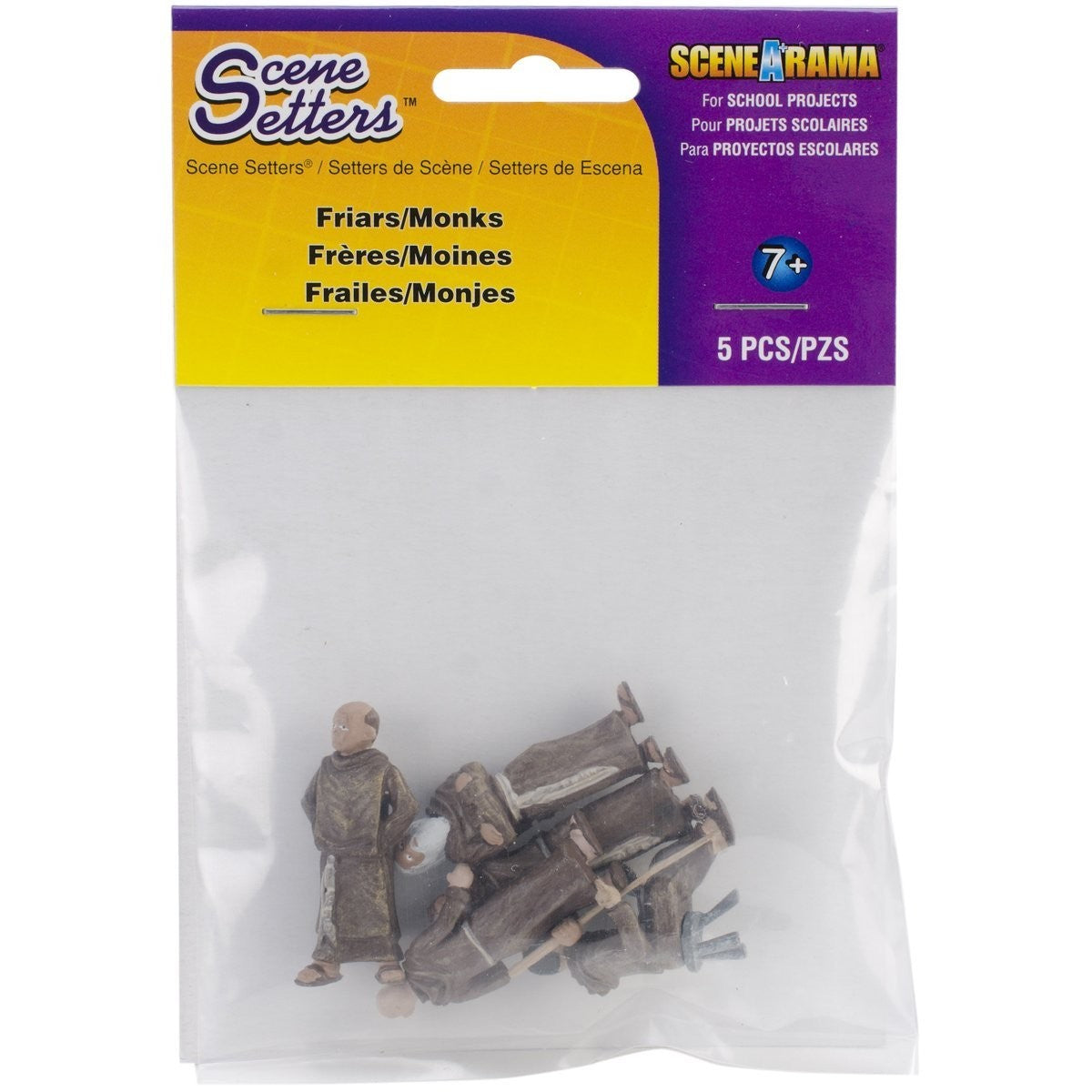 Woodland Scenics SP4453 Scene-A-Rama Friar/Monk Figures (Set of 5)