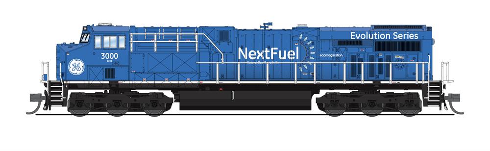Broadway Limited 7295 N GE Demo GE ES44AC Diesel Locomotive Sound/DC/DCC #3000