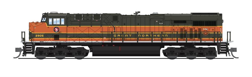 Broadway Limited 7306 N GN GE ES44AC Diesel Locomotive Sound/DC/DCC #2905