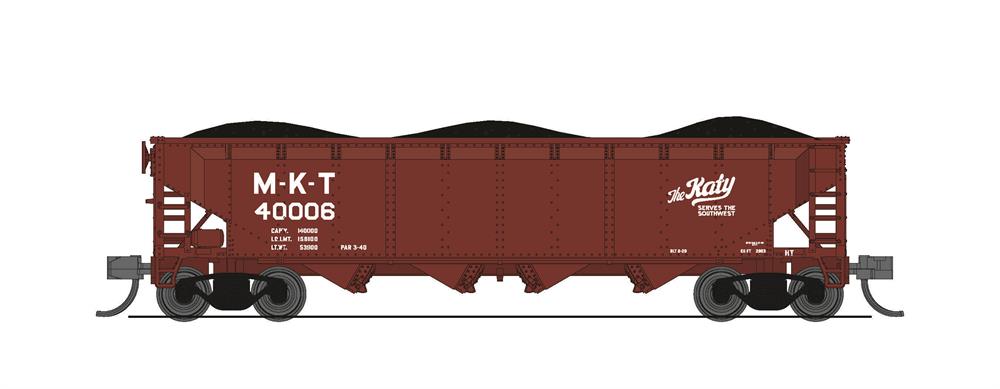 Broadway Limited 7429 N MKT ARA 70-Ton Quad Hopper Pack A (Pack of 4)