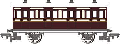 Bachmann 76032 HO Thomas & Friends Toby's Museum Coach