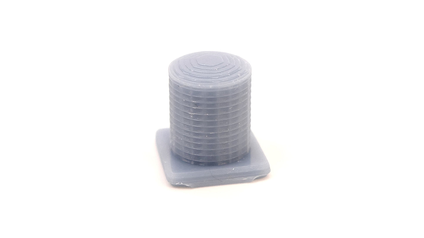 All Scale Miniatures 870796 HO Round Residential Central Air Unit (Pack of 5)