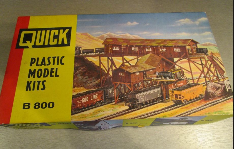 Pola B800 HO Scale Old-Timer-Kohlenmine Bausatz Coal Mine Plastic Building Kit
