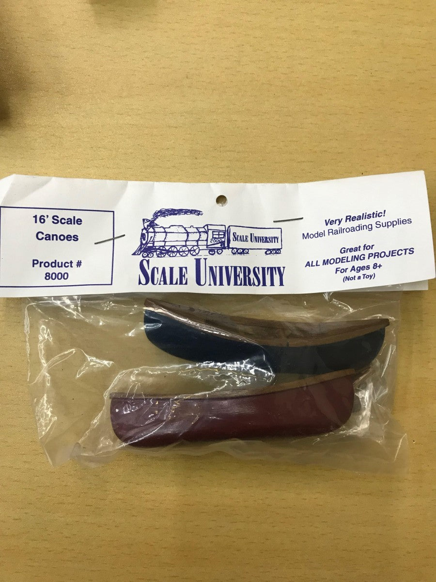 Scale University 8000 O 16' Canoes
