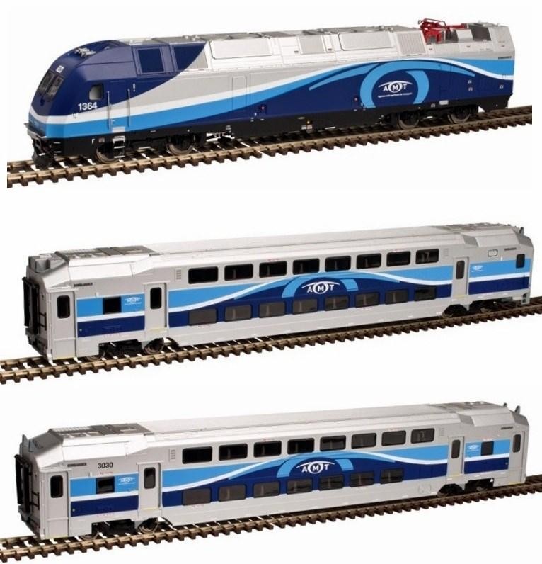 Atlas 80000001 AMT Modern HO Gauge Commuter Train Set Trainz