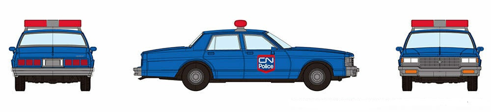 Rapido Trains 800013 HO Canadian National 1980' Chevrolet Impala Sedan