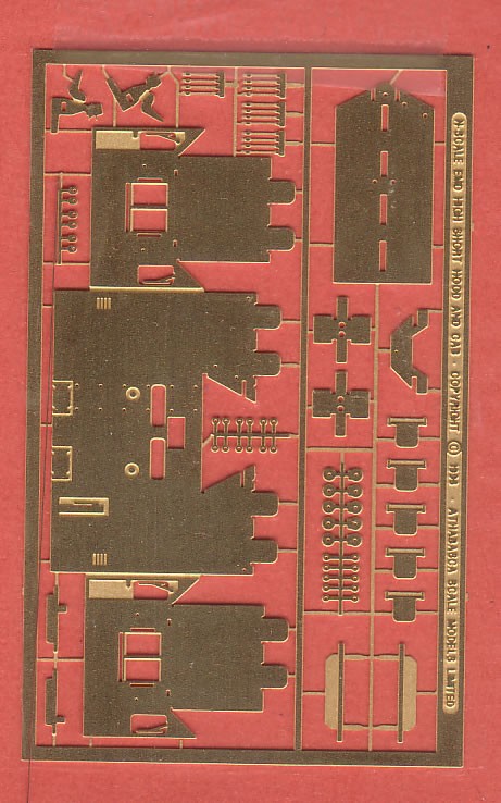 Athabasca Scale Models 8102 N Scale BRASS EMD High Short Hood Kit