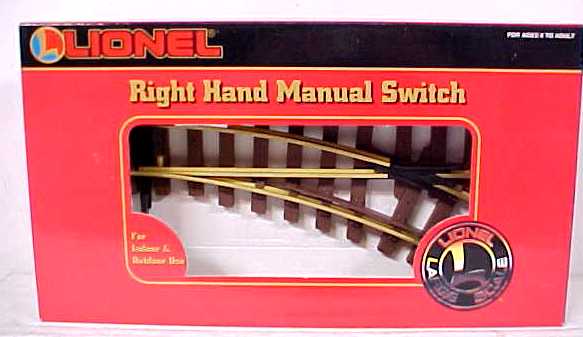 Lionel 8-82015 G Scale Right Hand Manual Switch Turnout