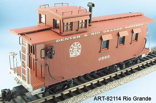 Aristo-Craft 82114 D&RGW Classic Long Caboose