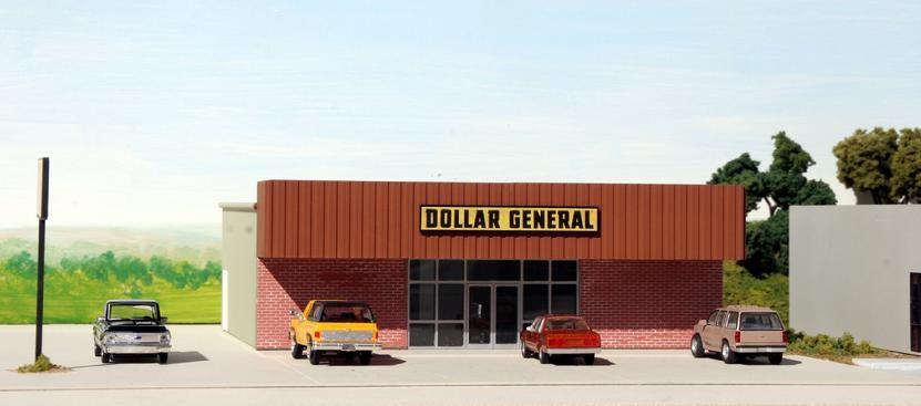 Custom Cuts by Summit USA DG-001 HO Dollar General Store